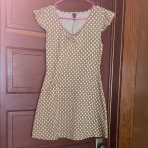 Brown Polka Dot Dress